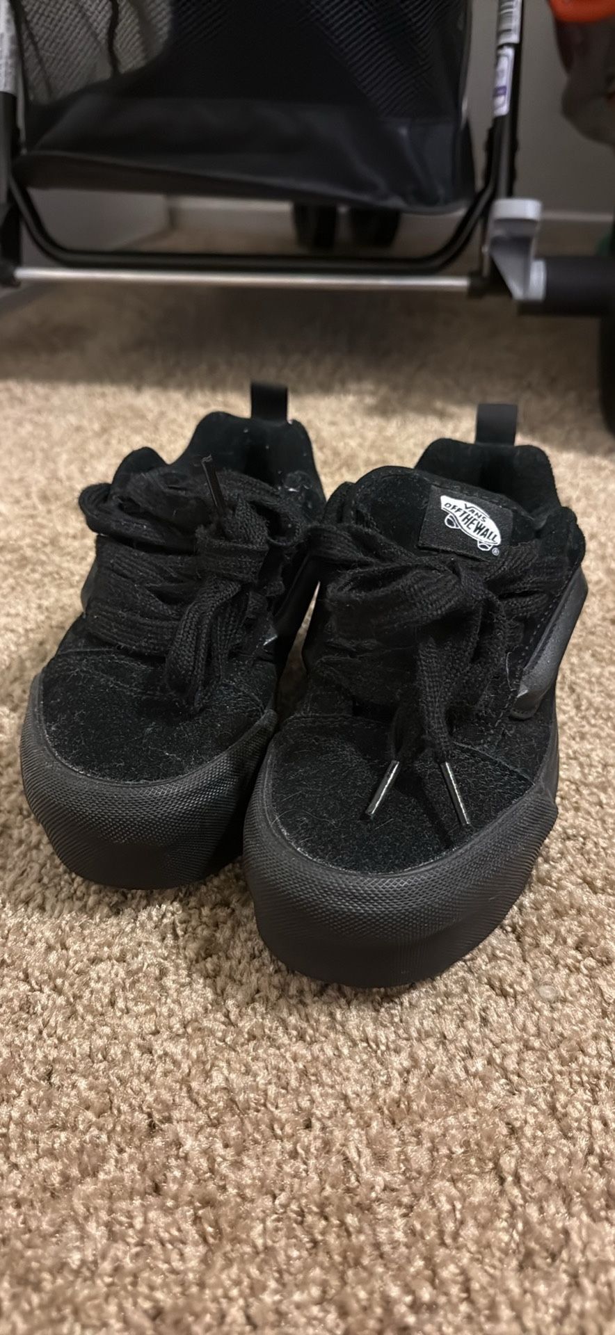 black vans platforms