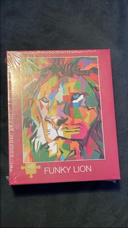 500 Piece “Funky Lion” Puzzle