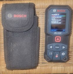 Bosch  GLM165-22 Laser Distance Measure, LCD Display w/ Pouch (Never Used)