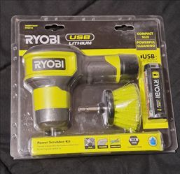 Ryobi scrubber kit