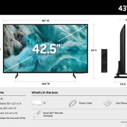 New (Nuevo) Samsung 43" 4k Vision AI Smart TV