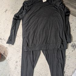 Ekouaer Men's XXL Dark Grey Pajamas 