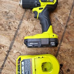 Ryobi ONE+ HP 18V Brushless Cordless 1/2 in. Drill/Driver Kit with (1)  Battery and Charger