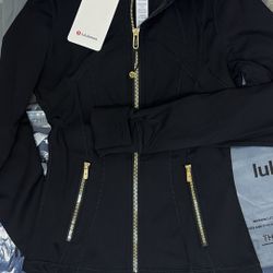 Black Lulu-Inspired Define Jacket 🖤 Luon Style | Sculpting Fit Athletic Zip