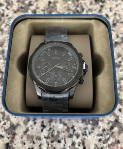Fossil Bannon Multifunction Black Stainless Steel Watch