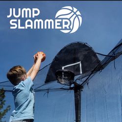 Trampoline Basketball Hoop | Jump Slammer