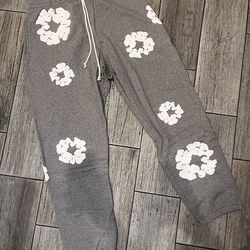 Denim tears grey sweatpants