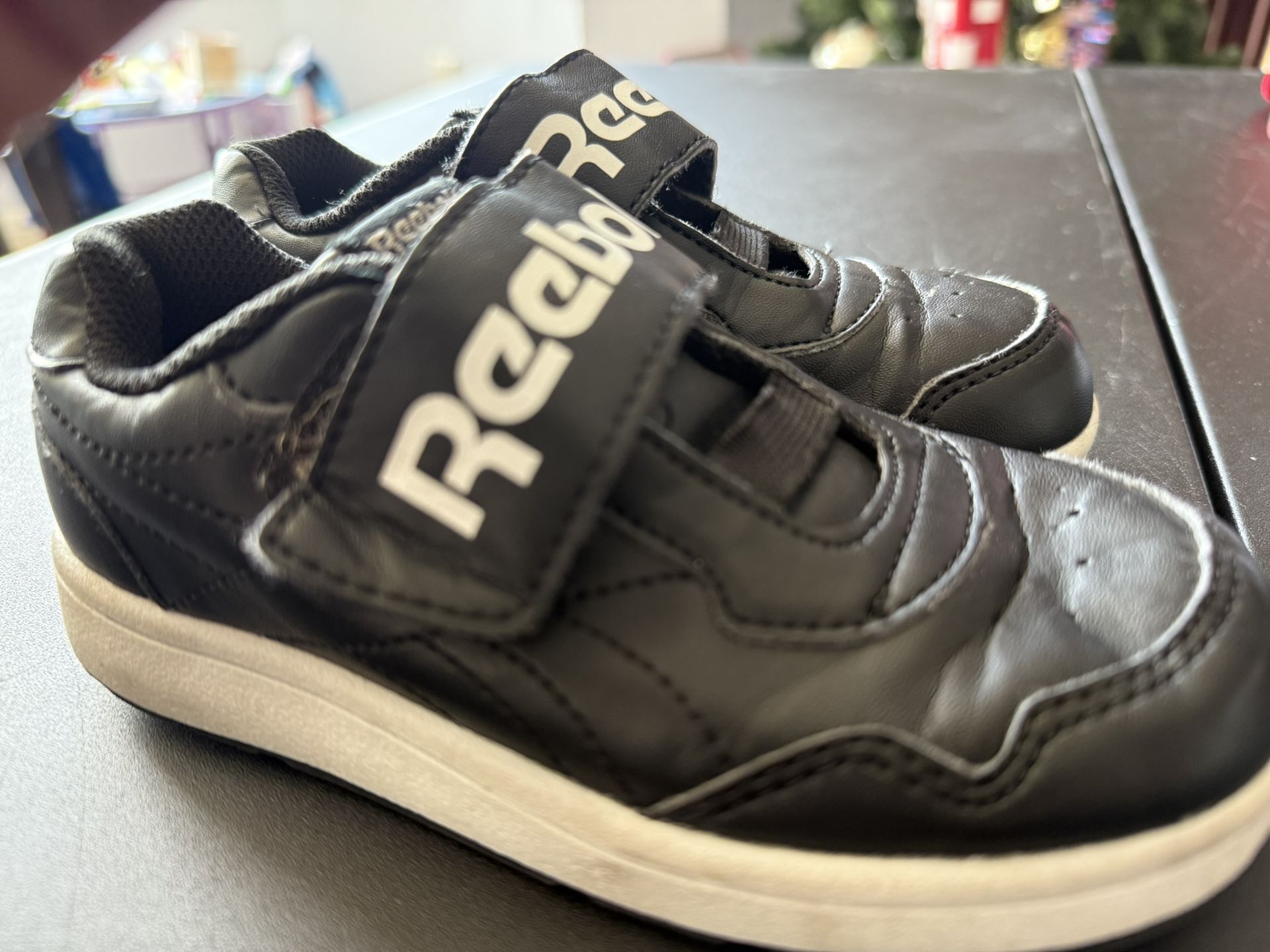 Reebok Black and White Retro Sneakers