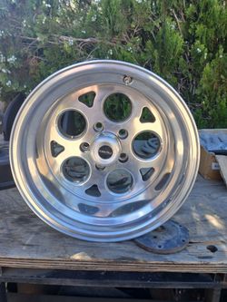 Vision set of two Polished Aluminum  rims