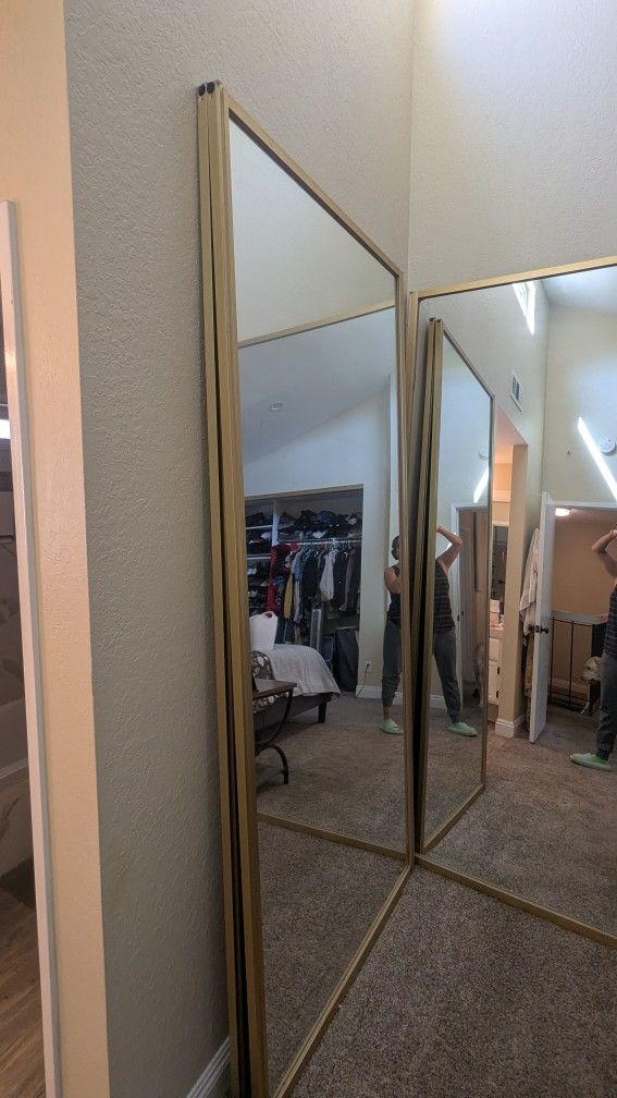 Tall Mirror Closet Doors (3) 