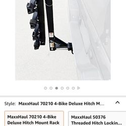 MAXXHAUL 70210 4 Bike Hitch Rack