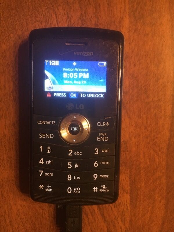 Verizon lg octane Bluetooth qwerty keyboard MP3 flip phone