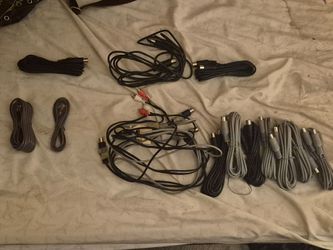 MIDI + Digital Audio Cords Lot