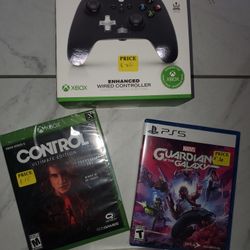 Video Games And Controllers (New)