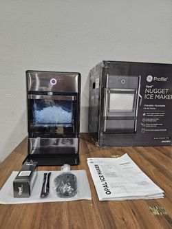 nugget ice maker opal01 black stainless 