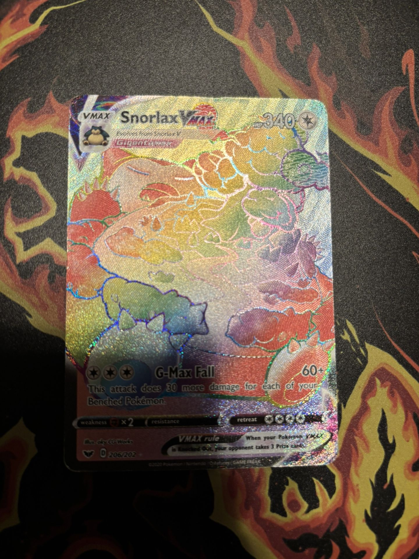 Snorlax VMAX Rainbow Rare Full Art (Secret Rare)