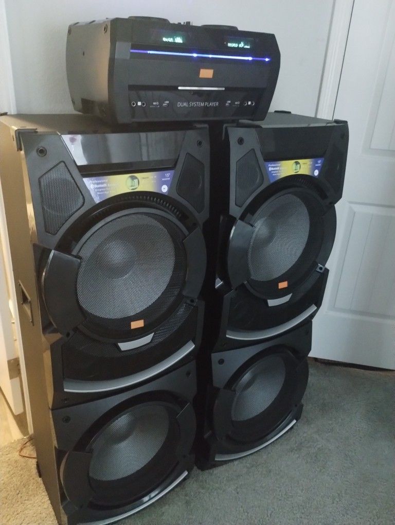 edison professional party 5000 home stereo speaker hi fi system subwoofer Bluetooth price firm
