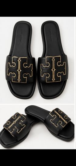 Tory Burch Miller Sandals Black Size 4