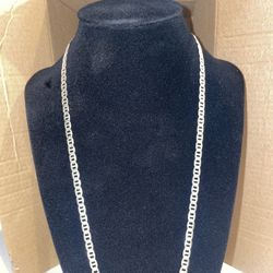 925 Mariner Diamond Cut Chain