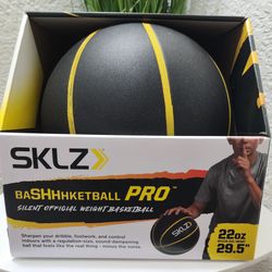 🏀 NEW SKLZ Bashhhketball Pro Silent Basketball – Official Size 7 Quiet Dribbling