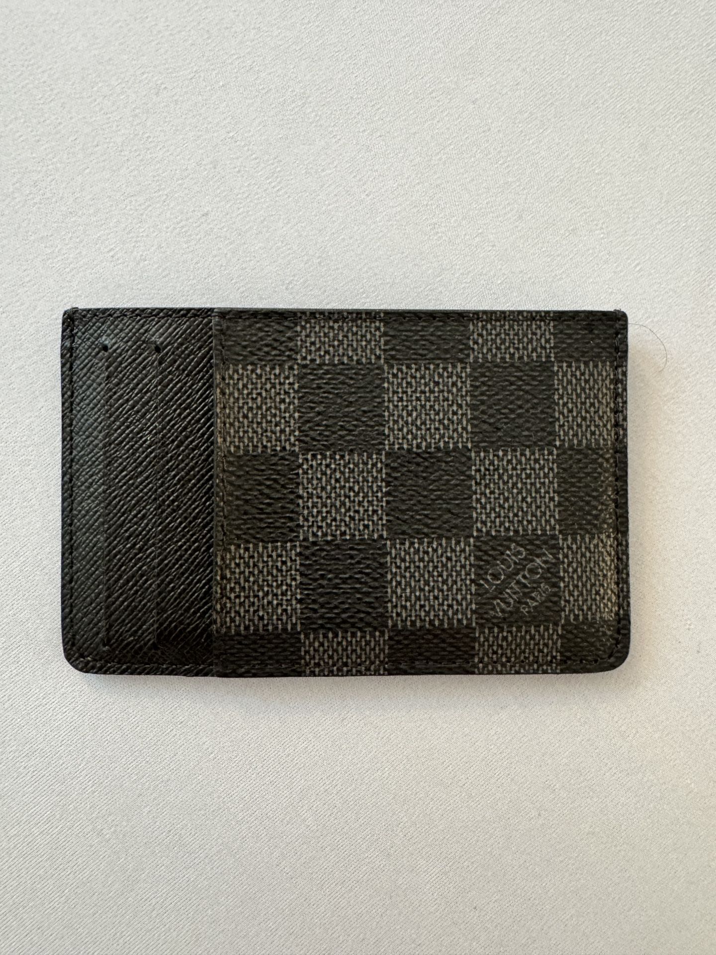 Louis Vuitton Graphite Checkered Card Holder