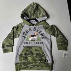 NWT Toddler John Deere Brand Hoodie 