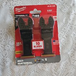 Milwaukee
1-3/8 in. Titanium Bi-Metal Universal Fit Wood and Metal Cutting Multi-Tool Oscillating Blade (10-Pack)
