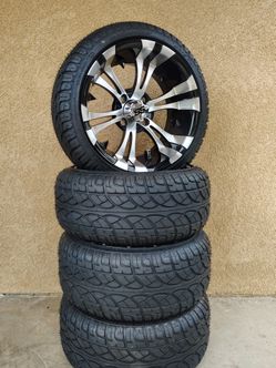 14" golf cart wheels and tires 205/30-14