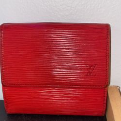Red epi Leather Louis Vuitton