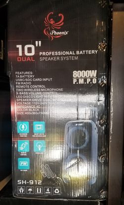 Large Party /karaoke Speaker With Wireless Microphones