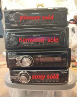 Car Stereos $40 Each Tested Good In My Car  Descriptions Below