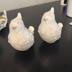 Two Birds Figurines 