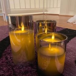 Flameless Candles (Set Of 3)