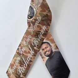 Memorial Ribbons, Buttons & Candles