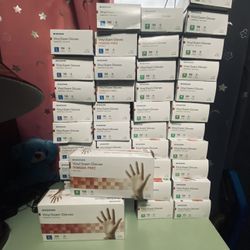 😍😍😍20 boxes for 100!!!👏—single boxes of each size- each box has 100 single gloves--medical grade powder free  gloves. —Guantes grado médico—(each 