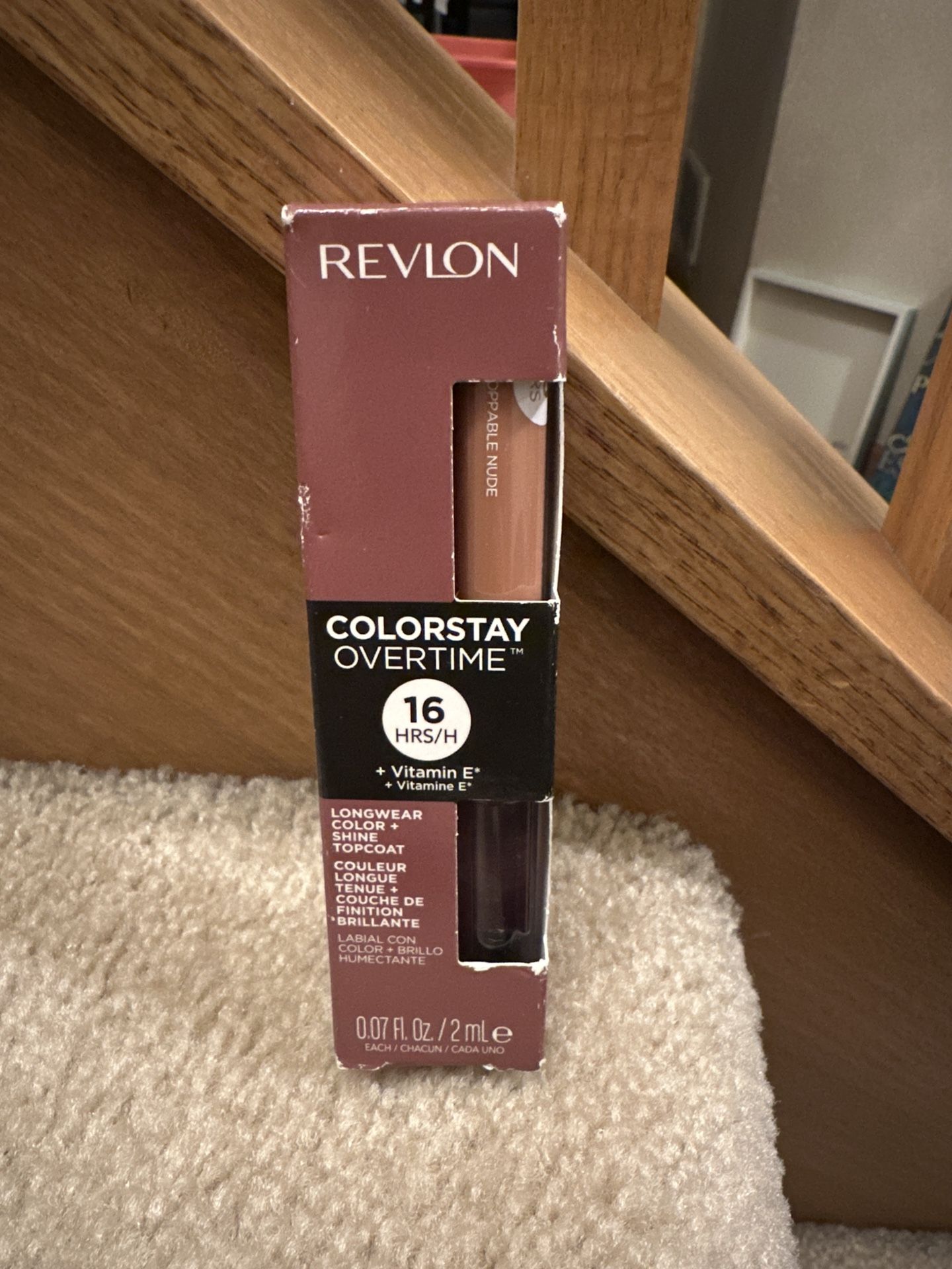 Revlon ColorStay ColorStay Overtime Lip color Unstoppable Nude, 0.07 fl oz new $6