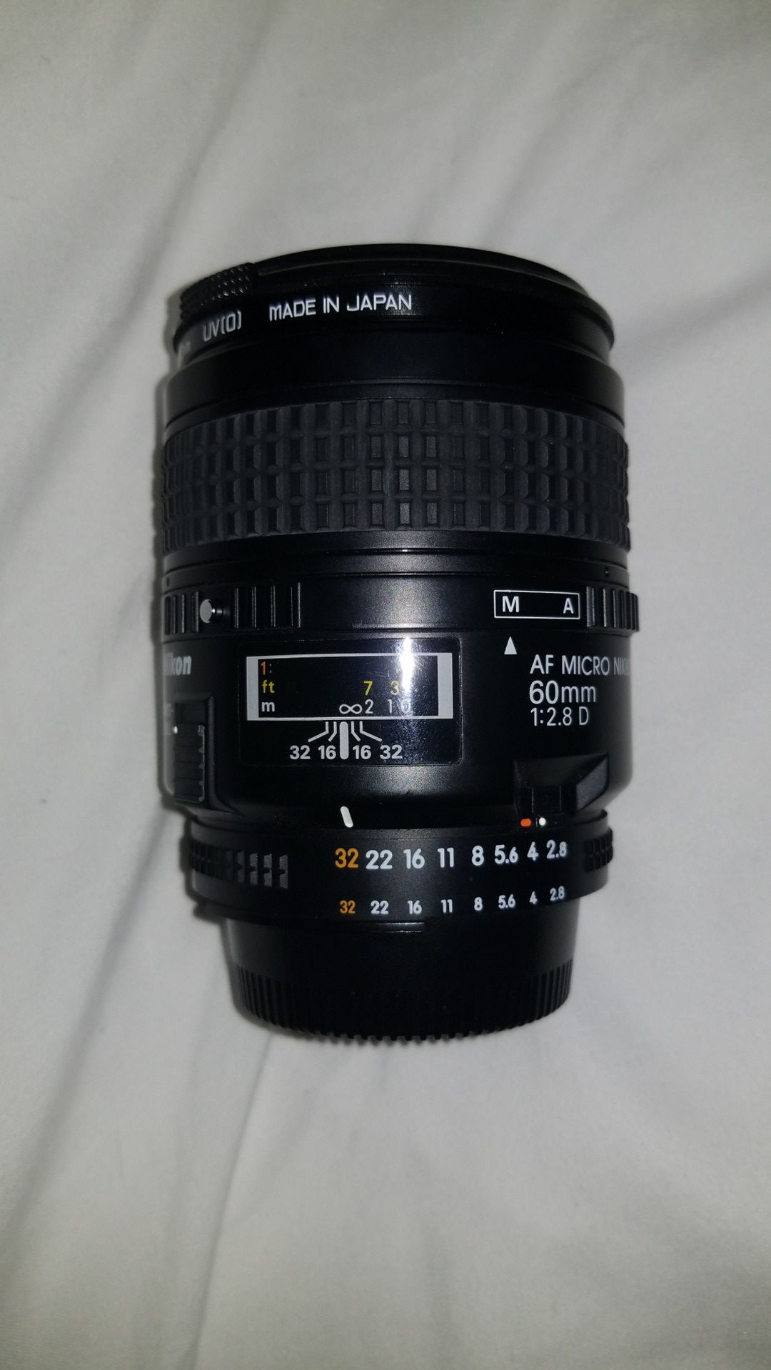 Nikon AF MICRO(MACRO) NIKKOR 60mm 1:2.8 D Lense