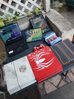 $500! Red PS4 Pro $500! Jailbreak PS4 2000GB Destiny. $200! PS4 1TB. $280! Ipad pro or 12.9 $400! Or older model $240! Trade some iphone 17 16 15 pro