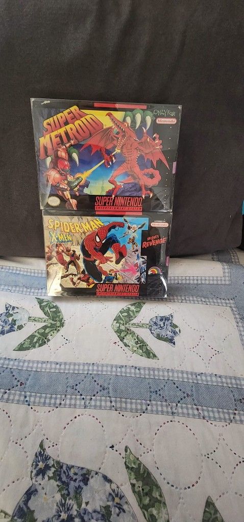 2 Super Nintendo Games Complete Boudle