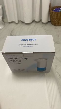 Cozy Blue automatic hand sanitizer dispenser