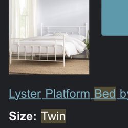 Twin bed  Metal 