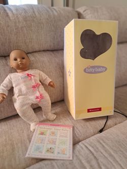 American  doll bitty baby and 3 outfits