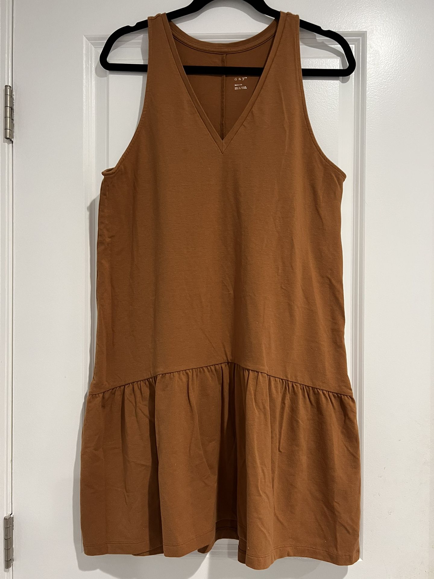 Womens Summer Casual Tank Dress Sleeveless V Neck T Shirt Sundress