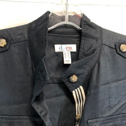 Denim & Co. Button-Front Utility Jacket with Twill Placket