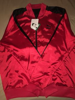Brand new 2018 release reversible satin T7 puma jacket