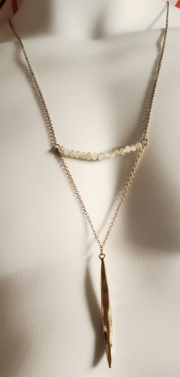Vintage Drop Spike Fashion Necklace