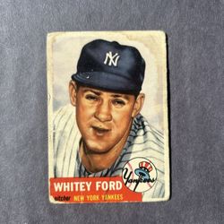 Vintage 1953 Topps #207 Whitey Ford