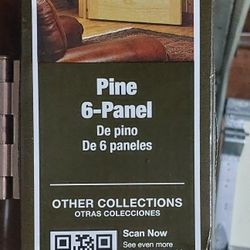 30x80  JELD-WEN brand doors,  6-panel pine interior doors.