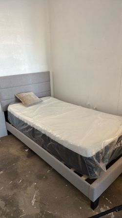Twin Bed Grey $199