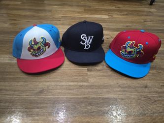 Lot Of 3 Minor League New Era Hats